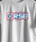 Weißes T-Shirt mit RSB Logo über die gesamte Brust