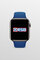 Blaue Smartwatch mit RSB im Display
