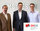 Werbeagentur · Gruppenbild von Reinhold Mesch, Prof. Dr. Jürgen Redelius und Matthias Vetter.