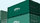 UTV AG Logo auf zwei übereinander gestapelten Container in zwei verschiedenen Grüntöne